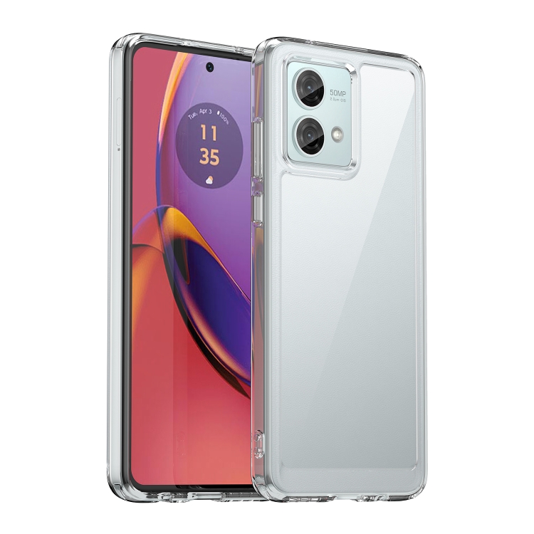 Capa Moto G84 - TPU e Plástico Transparente